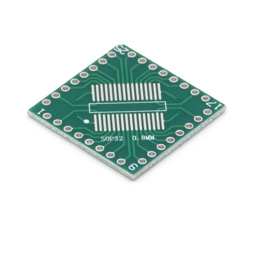 Adaptér PCB QFP32/SSOP32 na DIP32