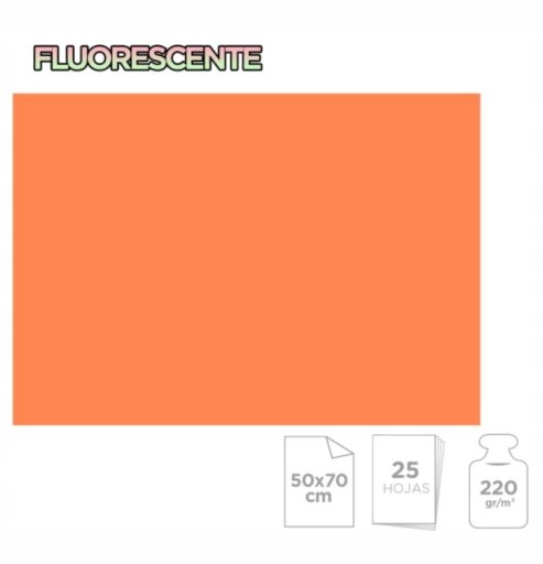 TECHNICKÝ PAPIER JEDEN LIST 50x70cm ORANŽOVÁ MP