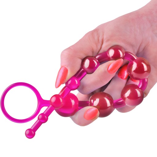 GÉLOVÉ ORGASMOVÉ GULIČKY s rúčkou 27 cm