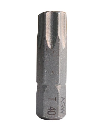 TX40 TORX 40 bitov nerezový skrutkovací bit GROT 1/4