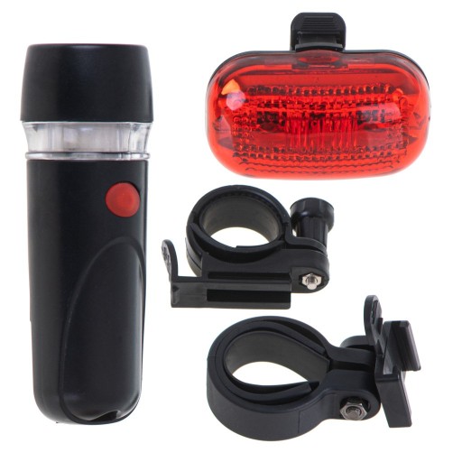 Lampa na osvetlenie bicykla, LED svetlo na bicykel, predné a zadné, sada na batérie