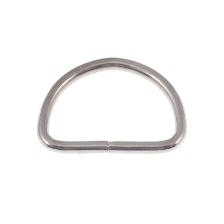 KOVOVÝ POLIČNÝ KRUH 30 mm STRIEBORNÝ