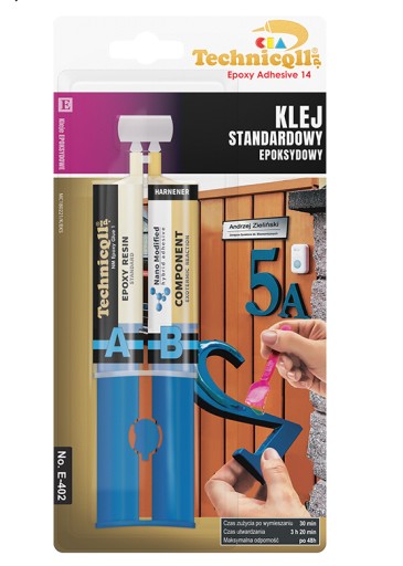 TECHNICQLL ŠTANDARDNÉ EPOXIDOVÉ LEPIDLO 2X12ML E-402