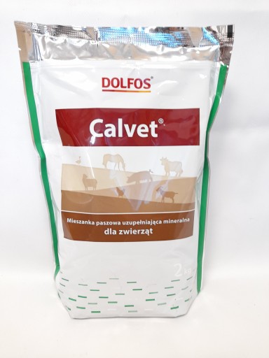Calvet 2kg - vitamíny vápnik kozy kone králiky