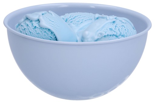 Plastové misky 0,5l, pastelovo modré, 13 cm MISKA na ovocné maškrty