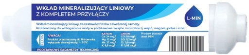 LINEÁRNA VLOŽKA MINERALIZÁCIA OZMÓZY LMIN CLARWOD