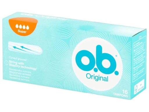 O.B. Originál Super tampóny 1 balenie - 16 ks