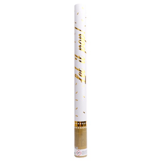 TUBE DELO STRIEĽACIE ZLATÉ KONFETY 60 CM