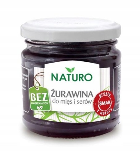 Brusnice k mäsu a syru 220g NATURA