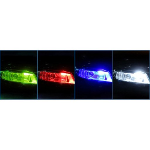 W5W LED žiarovka T10 12V farby 150lm Červená