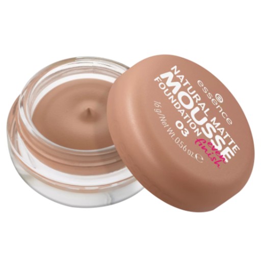 Essence Natural Matte Mousse Mattifying Face Foundation in Mousse 03 16g