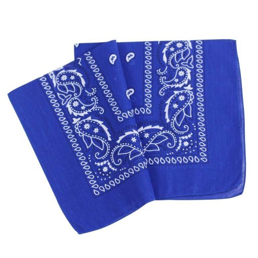 BANDANA, BANDANA, ŠATKA, MODRÝ POTAH
