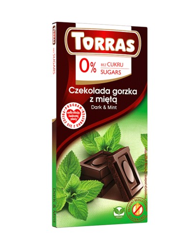 HORKÁ ČOKOLÁDA S MÄŤOU TORRAS BEZ PRIDANÉHO CUKRU