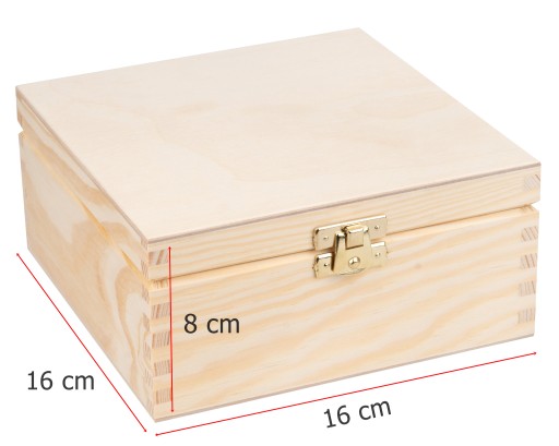 Stojan na čaj Drevená krabička na čaj 4 Lock