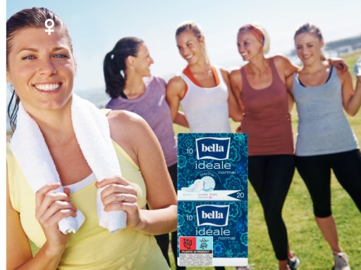 Hygienické vložky Bella s krídelkami, 20 ks.