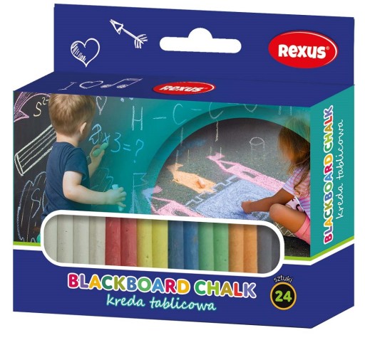 TABUĽOVÁ CHALK 24 ks. / 7 FARIEB ZMIEŠAŤ FARBU