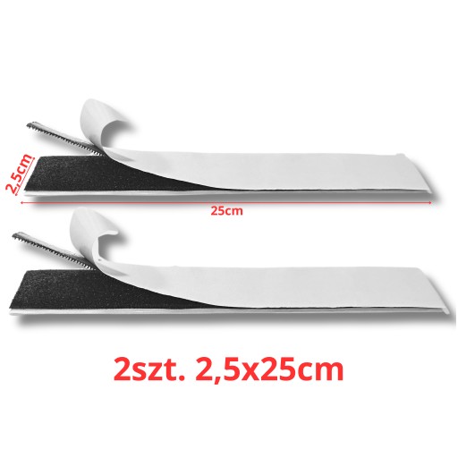 Suchý zips na čalúnené panely 2 suchý zips 2,5 x 25 cm samolepiaci suchý zips