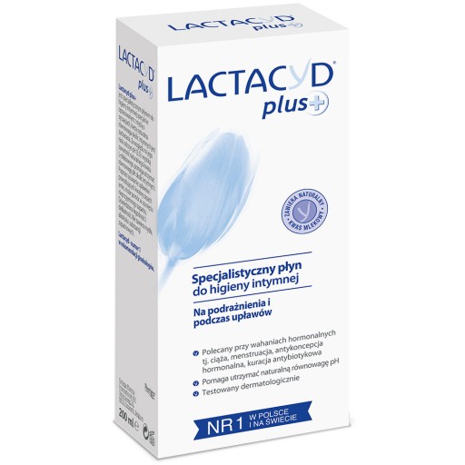 LACTACYD PLUS Tekutý prípravok na intímnu hygienu 200 ml