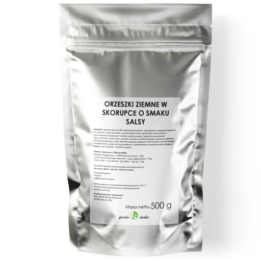 ARAŠIDY v šupke, príchuť chrumkavá salsa 500g
