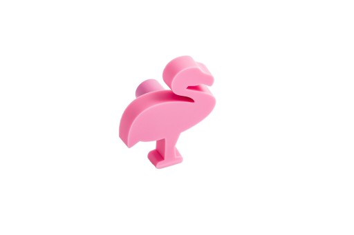 Gombík na detský nábytok RUBBER PINK FLAMING GTV