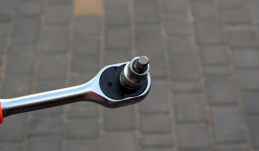 RAČNA, OHNUTÁ, KĽÚČ 1/4, 155 mm, CrV OCEL 6140 T72, DFJA
