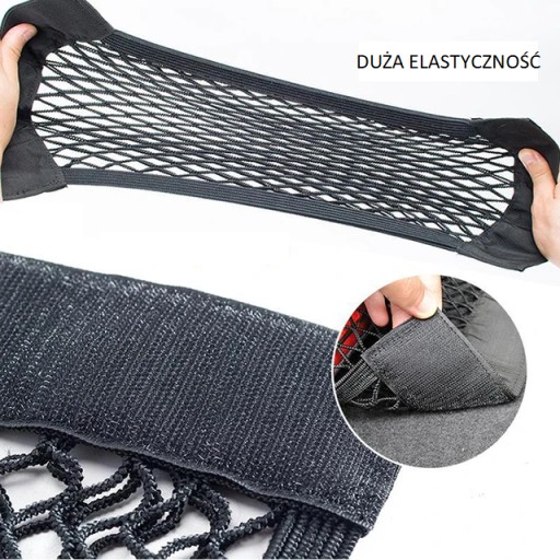 SIEŤKA NA VELCRO ORGANIZÁTOR NA KUFOR AUTA 50X25
