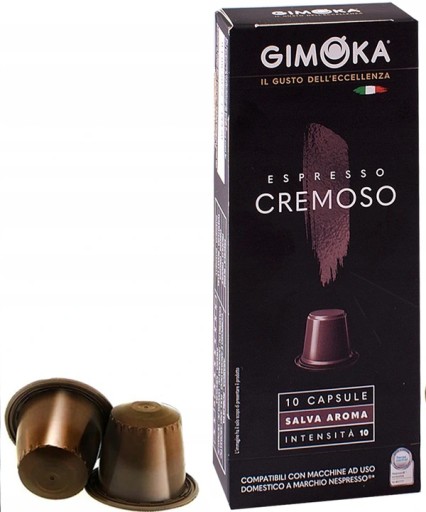 GIMOKA CREMOSO KAPSULY NESPRESSO 10 ks