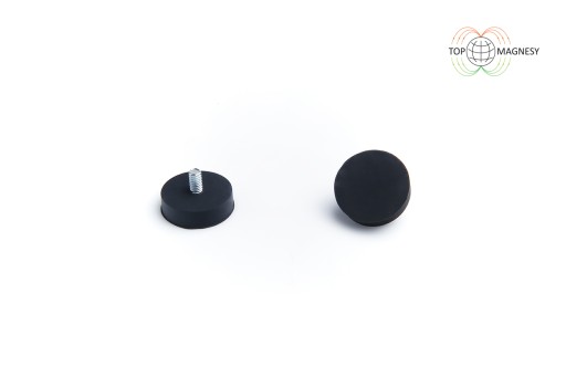 Magnetický držiak v gume 22x6 vonkajší závit M4