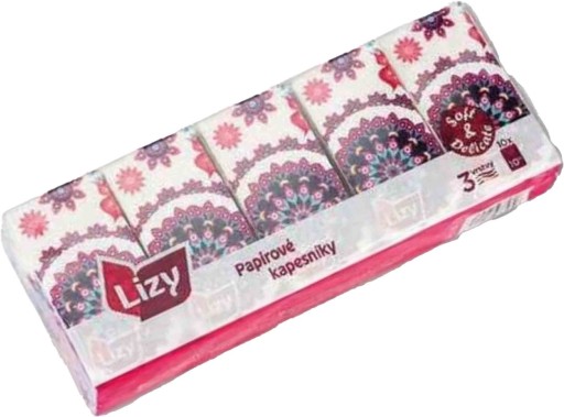 HYGIENICKÉ Utierky 10X10 LIZY, 3-vr