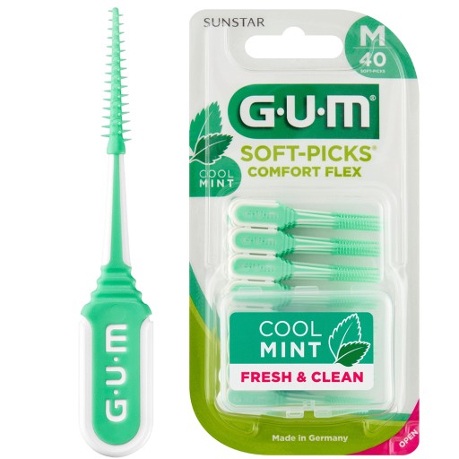 ČISTIACE ČISTIACE PROSTRIEDKY NA GUMA MEDZIZUBNÉ KEFKY MINT WIPPERS x40