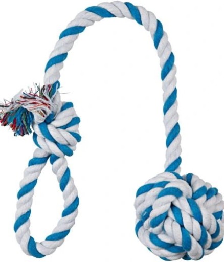 Trixie ROPE so zapletanou BALL Denta Fun 50cm