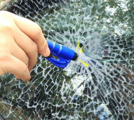 BEZPEČNOSTNÉ KLADIVO ŽIVOTA PRE LAMAČ OKIEN AUTA Nôž PÁSOVÝ 3v1