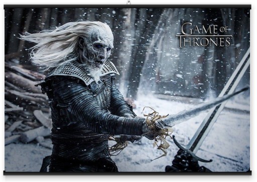 Nástenný plagát Game of Thrones White Walker 91,5x61 cm