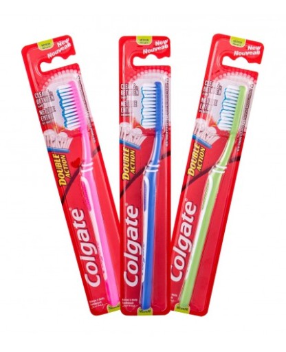 Stredná zubná kefka Colgate Double Action Medium
