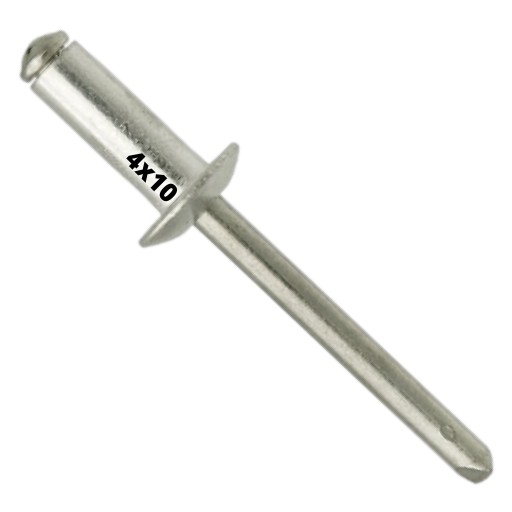 HLINÍKOVÉ SLEPÉ NITY 4x10mm NITY 50 KS