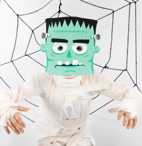 Dekorácia papierových masiek HALLOWEEN MONSTER 6 ks