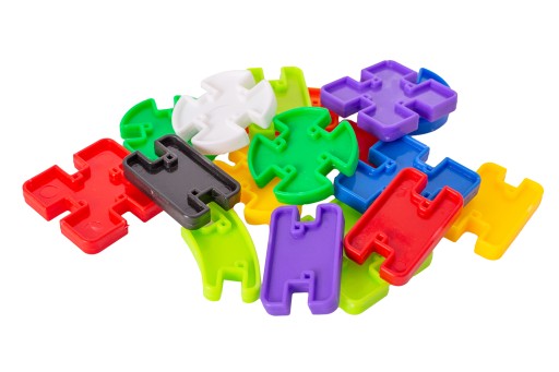 BLOKY MALÉHO GÉNIA - Mini puzzle 92 dielikov