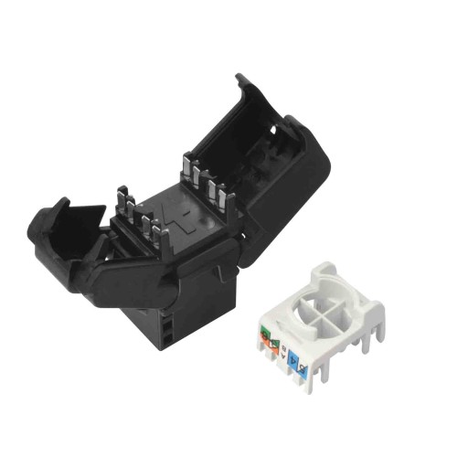 Socket Solarix 5e UTP Keystone SXKJ-5E-UTP-BK-SA