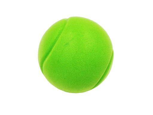 Mäkká piškótová loptička PRE DETI, 7cm, ŽLTÁ
