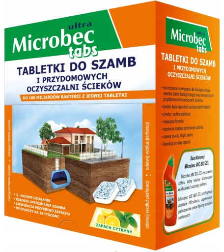 Bros Microbec Ultra TABLET pre septiky BAKTÉRIE!