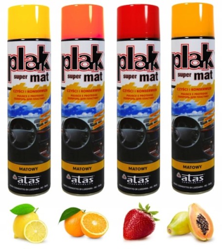 Kokpit Plak Atas SUPER MAT 600ml Orange Matte