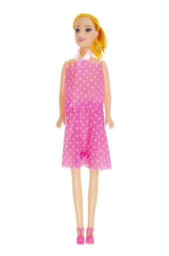 BÁBIKA JULIETTE 26cm figúrka bábiky, ružové šaty