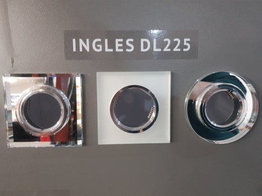 LL INGLES MR16 DL225 Štvorcová SKLENÁ TVORBA