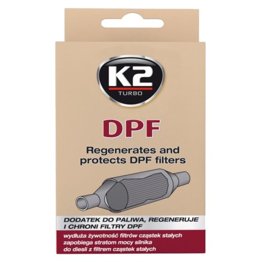 K2 DPF 50ML PALIVOVÁ PRÍSADA REGENERUJE A CHRÁNI