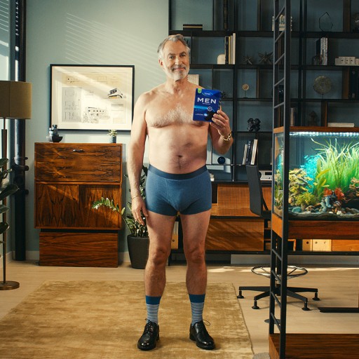TENA MEN Extra Light anatomické vložky 14 kusov
