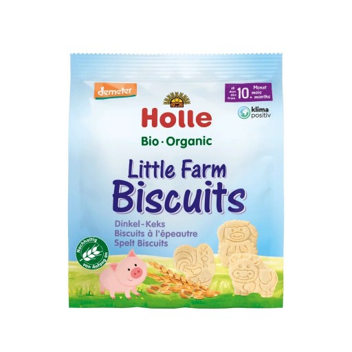 LITTLE FARM COOKIES OD 10 MESIACOV DEMETER BIO 100 g - HOLLE