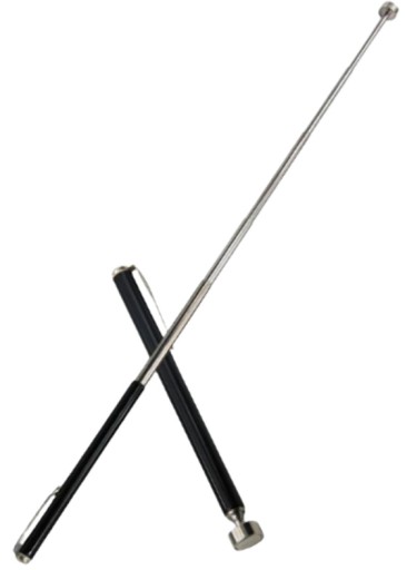 Teleskopický drapák s magnetickým magnetom