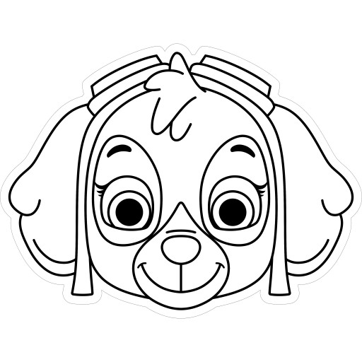 Vykrajovačka na sušienky s pečiatkou Large Fairy Tale Paw Patrol Skye 10cm
