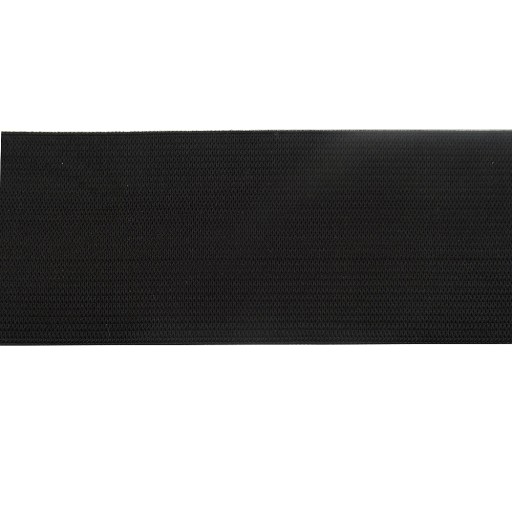 Guma pletená 5cm ČIERNA 1m Leštička plná 5451