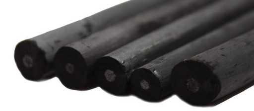 Prírodný uhlík 5 ks Maries 10 mm